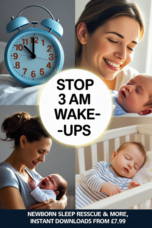 Stop 3AM Wake-Ups: 7-Day Newborn Sleep Rescue Plan (£7.99 Instant PDF)
